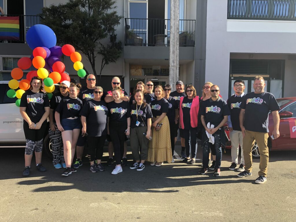 Programmed dives into Wellington International Pride Parade